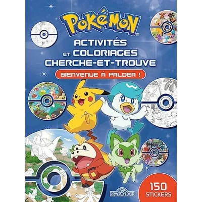 Afbeelding van Bienvenue à Paldea !: Activités et coloriages, cherche trouve, avec 150 stickers