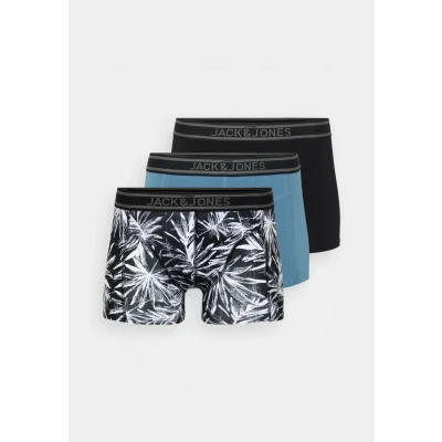 Afbeelding van Jack &amp; Jones Jacrichard Trunks 3 PACK Onderbroeken, Heren, Maat: Small, Black/oceanview