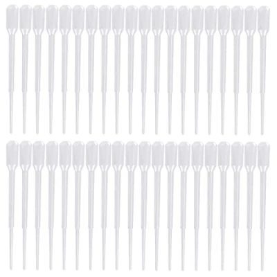 Afbeelding van BAQI 100 stuks 2 ml kunststof transferpipetten voor etherische oliën, make up gereedschap, wetenschap en laboratorium