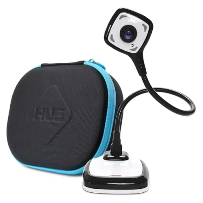 Afbeelding van HUE HD Pro: documentviewer en flexibele USB videoconferentiecamera (zwarte camera met zwarte draagtas)