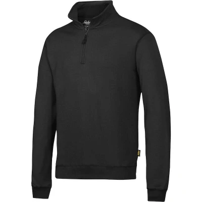 Afbeelding van ½ Zip Sweatshirt ,Zwart (0400),Xs