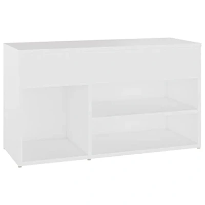 Afbeelding van Schoenenbank 80x30x45 cm spaanplaat wit