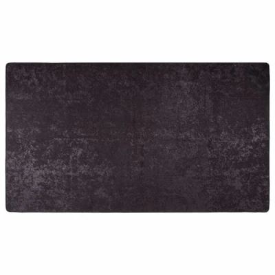 Afbeelding van Vloerkleed wasbaar anti slip 190x300 cm antracietkleurig