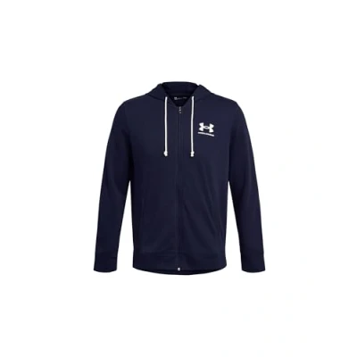 Afbeelding van Under Armour Rival Sweater met rits Midnight navy, Heren, Maat: XS, navy