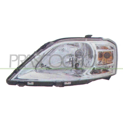 Afbeelding van PRASCO DA3224803 Koplampen rechts H4 Met knipperlamp voor rechtsrijdend verkeer Zonder afregelmotor LWR DACIA: Logan I Express