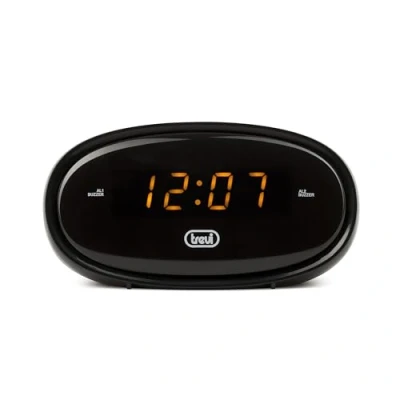 Afbeelding van Trevi EC 880 Digitale wekker Amber LED display, zwart