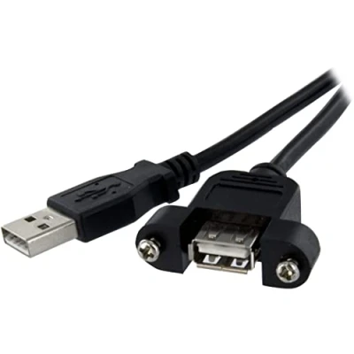 Afbeelding van Kabel Micro USB Startech USBPNLAFAM3 90 cm Zwart