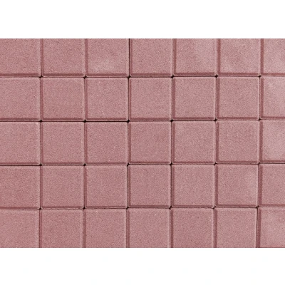 Afbeelding van S top betonstraatsteen 10,5x10,5x8 cm half paars