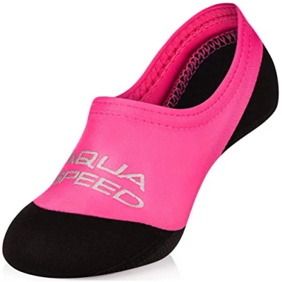 Afbeelding van Aqua Speed Aquasocks children girls neoprene socks non slip swimming beach bathing elastic water light pink; Sizes 26 27 Neo