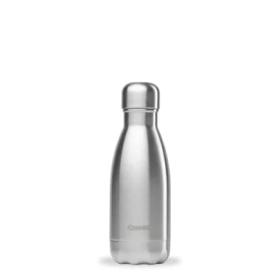 Afbeelding van Qwetch Thermosfles geborsteld roestvrij staal 260 ml Drinkfles voor onderweg van 24 uur koud en 12 warm Waterdicht, BPA vrij herbruikbaar sport,