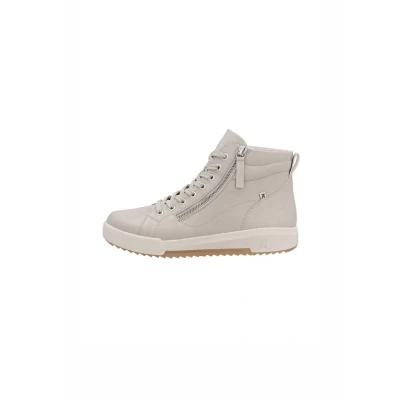 Afbeelding van Rieker Klassieke enkellaarzen voor dames, W0164, enkellaarsjes losse zool, Beige 60, 43 EU