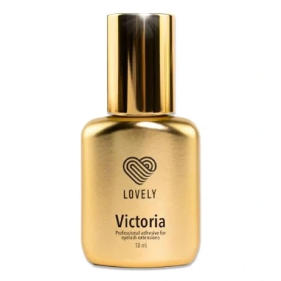 Afbeelding van LOVELY VICTORIA wimperlijm (10 ml, kleur: ZWART) supersnelle lijm, droogtijd: 1 sec 8 weken hechting, zeer resistent, voor wimperverlenging, extensie lijm