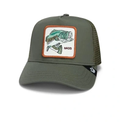Afbeelding van Goorin Bros Stijlvolle Trucker Pet Verstelbare Snapback Vaste Hoed, Gone Fishin #36232, Eén maat