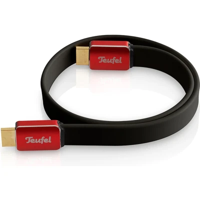 Afbeelding van 0,75 m HDMI Flachkabel 2.0, Noir
