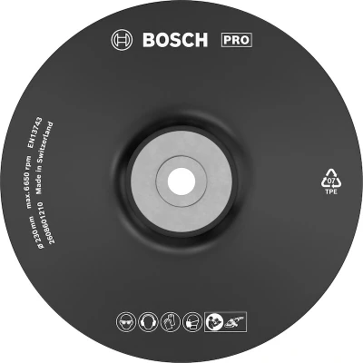 Afbeelding van Bosch Accessories 2608601210 Steunschijf, 230 mm, 6650 omw/min Diameter mm