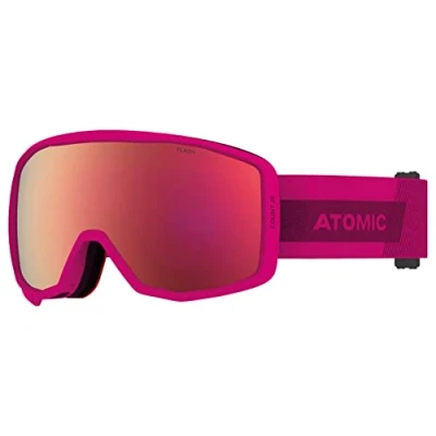 Afbeelding van Atomic, Count Jr Cylindrisch Skimasker voor kinderen, dubbel cilindrisch display, compatibel met bril, roze/blauw, AN5106200