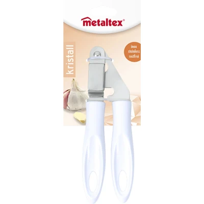 Afbeelding van Metaltex Knoflookpers 20 Cm Rvs/Wit