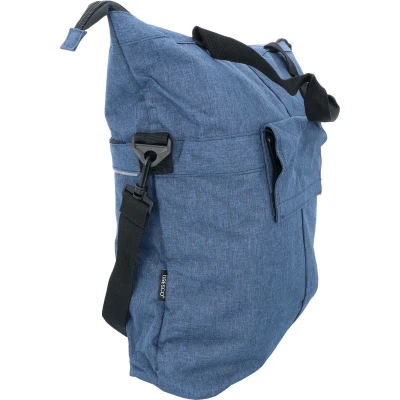 Afbeelding van Dresco Enkele Fietstas en Shopper 18 Liter Blauw