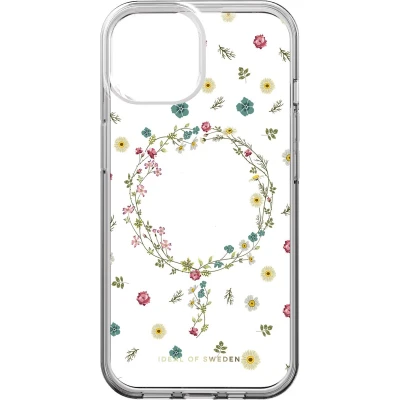 Afbeelding van iDeal of Sweden Clear Case MagSafe iPhone 15 Petite Floral