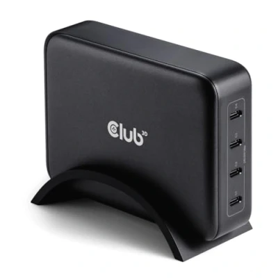 Afbeelding van Club 3D TRAVEL CHARGER 240 WATT GAN TECHNOLOGY FOUR PORT USB TYPE C POWER DELIVERY(PD) 3.1 AND PPS SUPPORT
