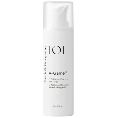 Image de Geek &amp; Gorgeous A Game 10 Sérum hautement dosé avec 0,1% de Rétinal, Soin du visage contre la peau mature et fatiguée, pour tous types peaux, 30 ml