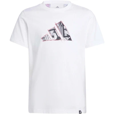 Afbeelding van adidas Mixte enfant CODES PHOTOREAL LOGO GRAPHIC T SHIRT, white, 11 12 Years