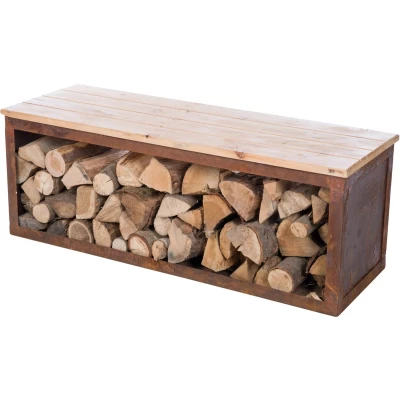 Afbeelding van RedFire Buitenbank Houtopslag Tyr 120 cm