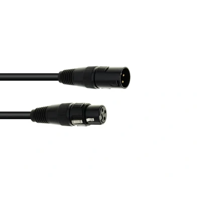 Afbeelding van Eurolite DMX kabel XLR 3pin 20m zwart