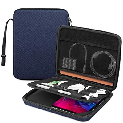 Afbeelding van FINPAC Beschermhoes voor 11 inch iPad Pro M4 2024, Air M2 2022 2018, 10,9 &amp; 5/4, tas met accessoire organizer Samsung Tab A9+ 11&quot; /