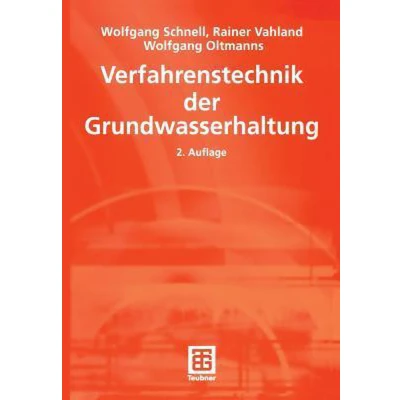 Afbeelding van Verfahrenstechnik der Grundwasserhaltung