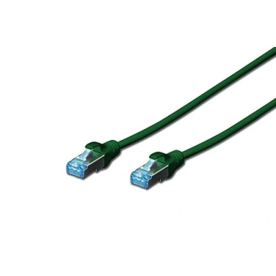 Afbeelding van Digitus DK 1532 005/G RJ45 Netwerkkabel, patchkabel CAT 5e SF/UTP 0.50 m Groen Verdraaide paren 1 stuk(s)