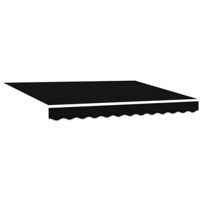 Afbeelding van vidaXL Luifel Vervangstoffen voor 3x2.5 m Frame Zwart