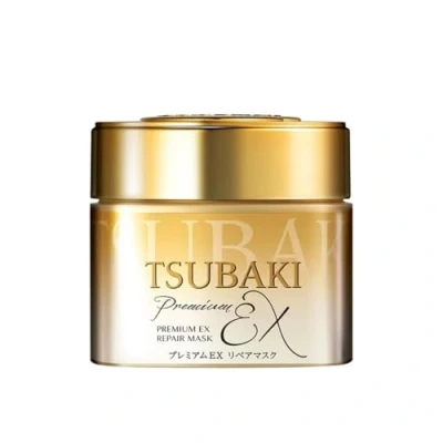 Image de Tsubaki Shiseido Tshubaki Premium Repair Hair Mask 2017 (Green Tea Set), 180 G (Lot De 1)