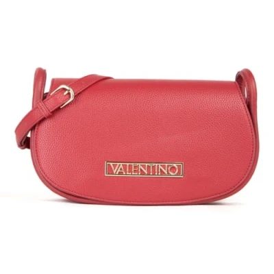 Afbeelding van VALENTINO Schoudertas Vinile Flap Bag Rosso Scuro Donkerrood
