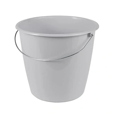 Afbeelding van keeeper Erik schoonmaakemmer met metalen handvat, 5 l, polypropyleen, 24 x 20 cm, Nordic Grey