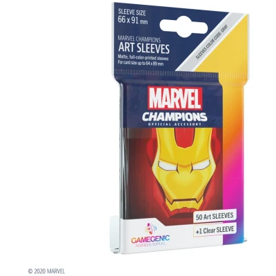 Afbeelding van Gamegenic Marvel Champions Art Sleeves Iron Man (50 stuks)