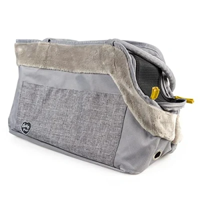 Afbeelding van Duvoplus Draagtas Hond Paris Pet Bag Chic 42x21x27cm Grijs 1st