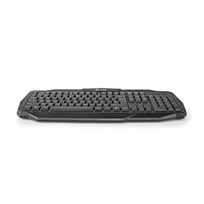 Image de Nedis Gaming Clavier rétro éclairé USB QWERTY International US noir