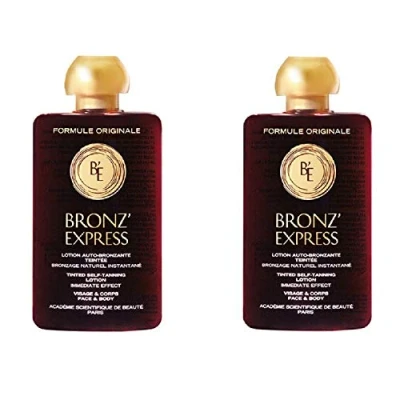 Afbeelding van Bronz Express Lotion Zelfbruinende lotions voor gezicht en lichaam, 2 stuks