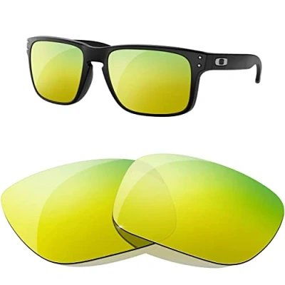 Afbeelding van HiCycle2 Vervangende gepolariseerde glazen voor Oakley Holbrook zonnebril meerdere opties, Goud