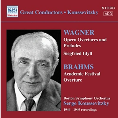 Afbeelding van Boston Symphony Orchestra, Serge Koussevitzky Orchestral Works, Wagner Brahms (CD)