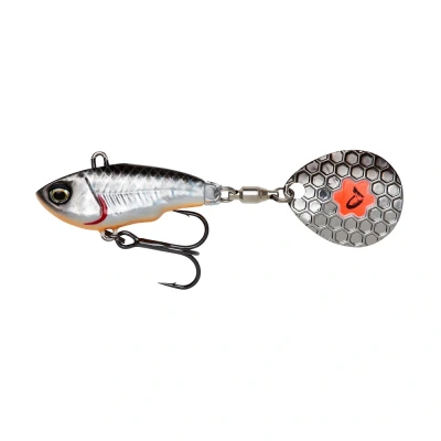 Afbeelding van Savage Gear Fat Tail Spin (No Lead) 6,5cm (12,5g) Dirty Silver Spinner