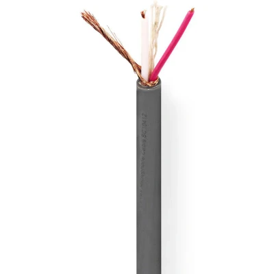 Afbeelding van Microfoonkabel Nedis 100 meter (2x 0.23 mm², 100% koper)