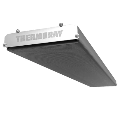 Afbeelding van Thermoray 2400W terrasverwarmer 136,5 cm infrarood zwart