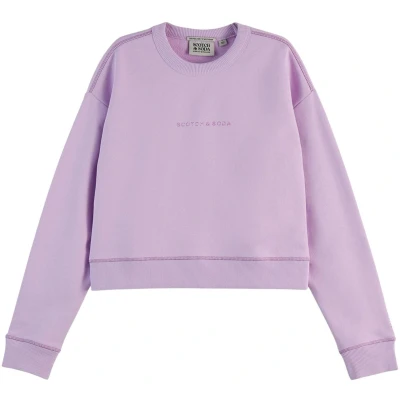 Afbeelding van Scotch &amp; Soda Flatlock Loose Fit Sweater Dames Maat S