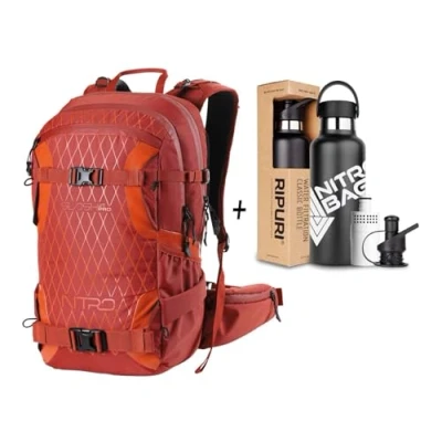 Afbeelding van NITRO Toeristische Rugzak Slash 25 Pro X Ripuri Set Supernova Rood