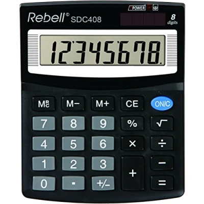 Afbeelding van Rebell Re Sdc408 Bx Calculator Zwart