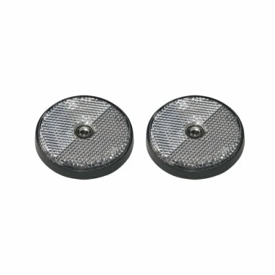 Afbeelding van Pro Plus Reflector met Schroefbevestiging Ø 80 mm Wit 2 stuks