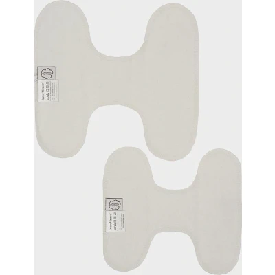Afbeelding van ImseVimse Imse Wasbaar Maandverband zonder sluiting biologisch katoen OEKO TEX® gecertificeerd PUL 3 Stuks Wit
