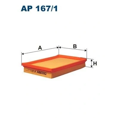 Afbeelding van FILTRON AP 167/1 Luchtfilter 36 160 228 Filter insert TOYOTA: Corolla VIII Liftback, Compact